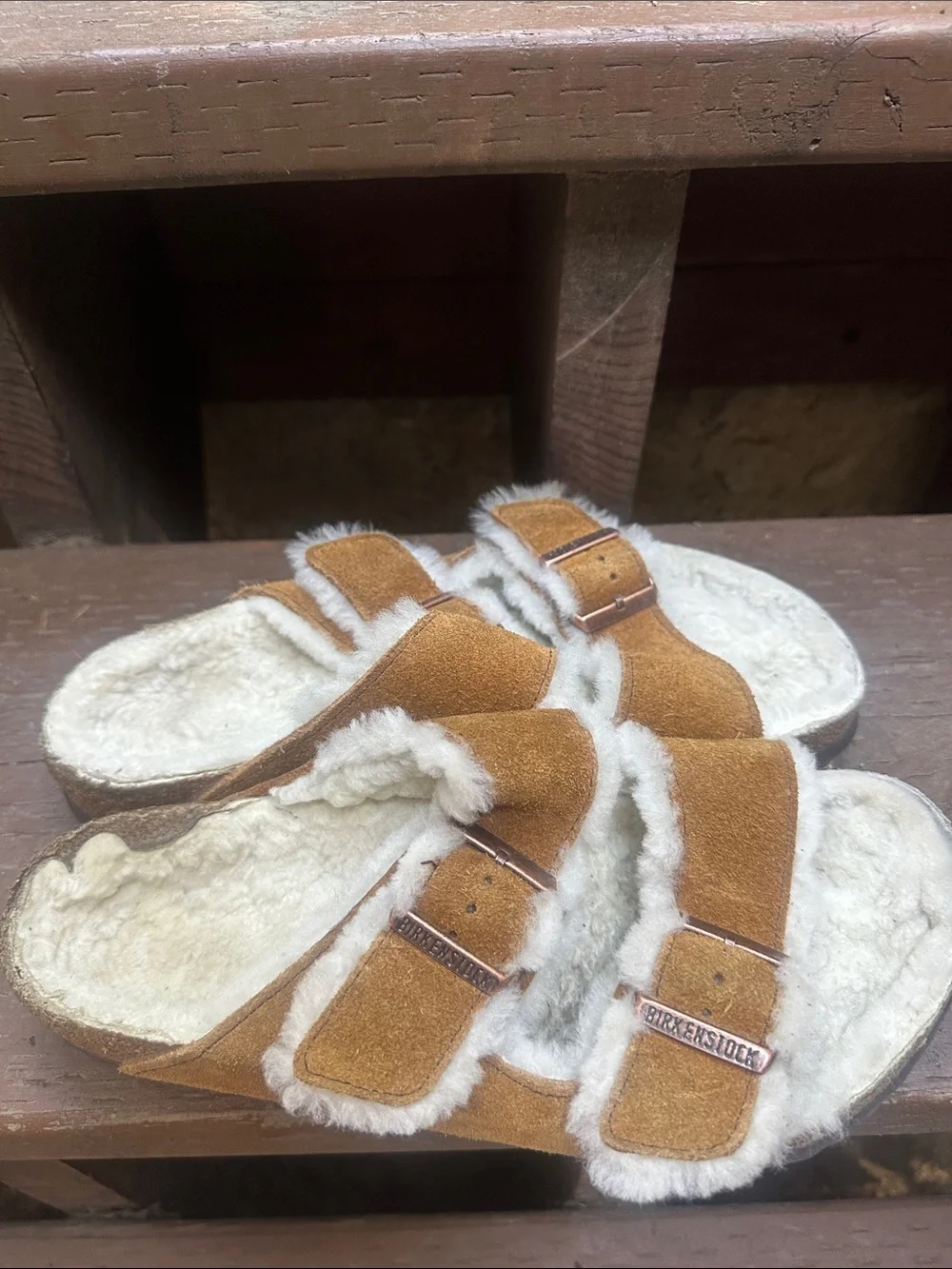 Birkenstock arizona sherling